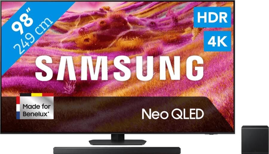 Samsung 98" Neo QLED QN90F 4K (2025) + HW-QS700F (2025)