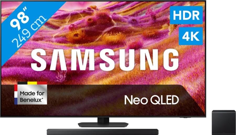 Samsung 98" Neo QLED QN90F 4K (2025) + HW-QS700F (2025)