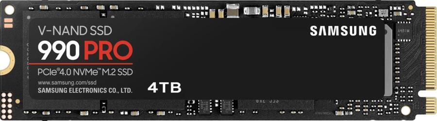 Samsung 990 Pro 4TB (zonder heatsink) MZ-V9P4T0BW | Interne SSD's | 8806094947205