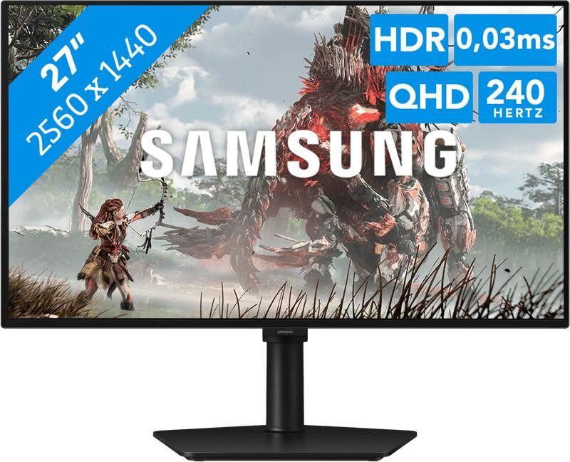 Samsung LS27HG612SUXEN Monitor Zwart