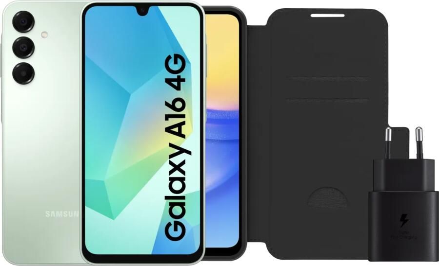 Samsung Galaxy A16 128GB Groen 4G + Accessoirepakket