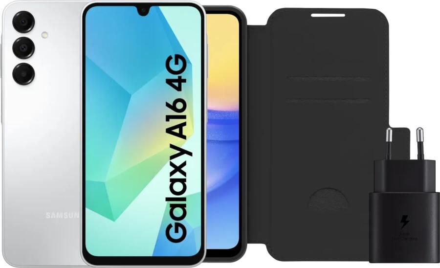 Samsung Galaxy A16 128GB Wit 4G + Accessoirepakket