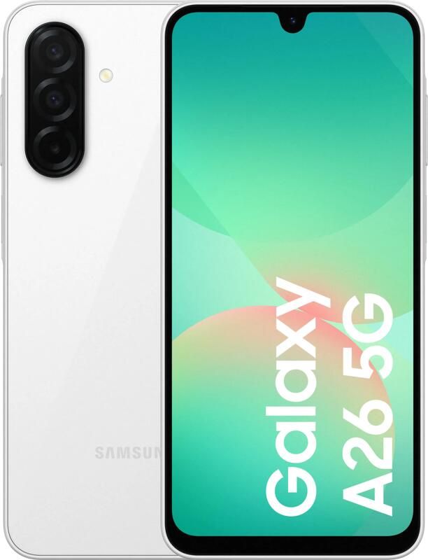 Samsung Galaxy A26 5G 128GB Wit | Smartphones | 8806097072782