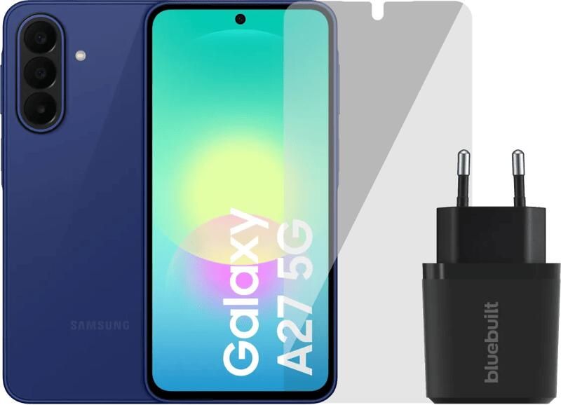 Samsung Galaxy A27 256GB Blauw 5G + Basis Accessoirepakket