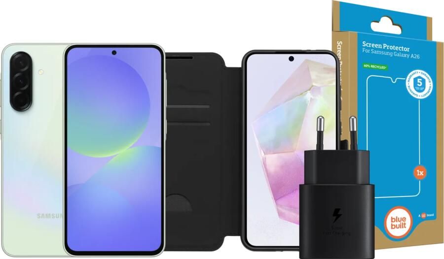 Samsung Galaxy A36 128GB Groen 5G + Compleet Accessoirepakket