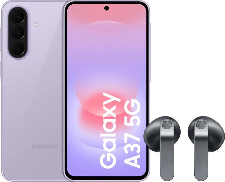 Samsung Galaxy A37 128GB Roze 5G + Galaxy Buds4 Zwart