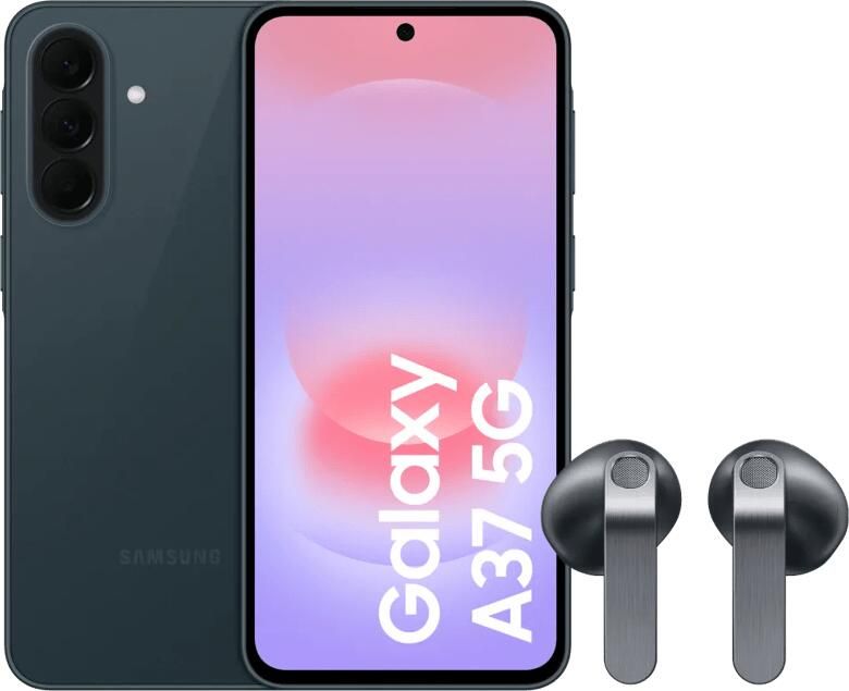 Samsung Galaxy A37 256GB Donkergroen 5G + Galaxy Buds4 Zwart
