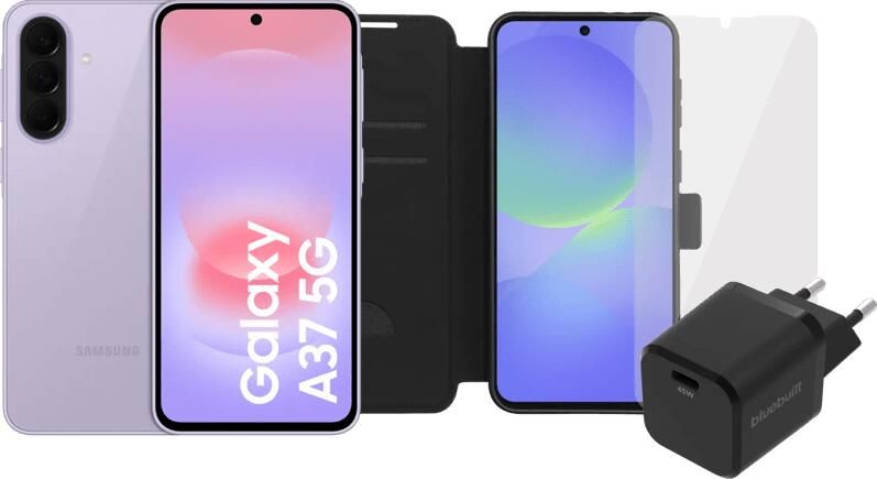 Samsung Galaxy A37 256GB Roze 5G + Compleet Accessoirepakket
