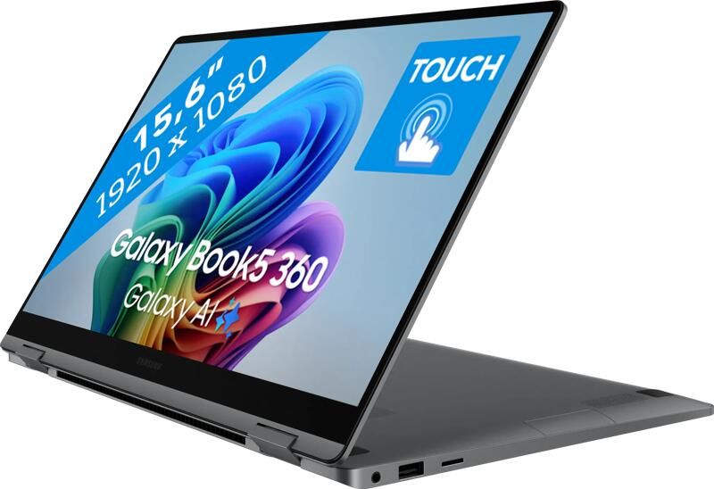 Samsung Galaxy Book5 360 OLED Copilot+ PC (NP750QHA-KA1NL) -15 inch 2-in-1 laptop