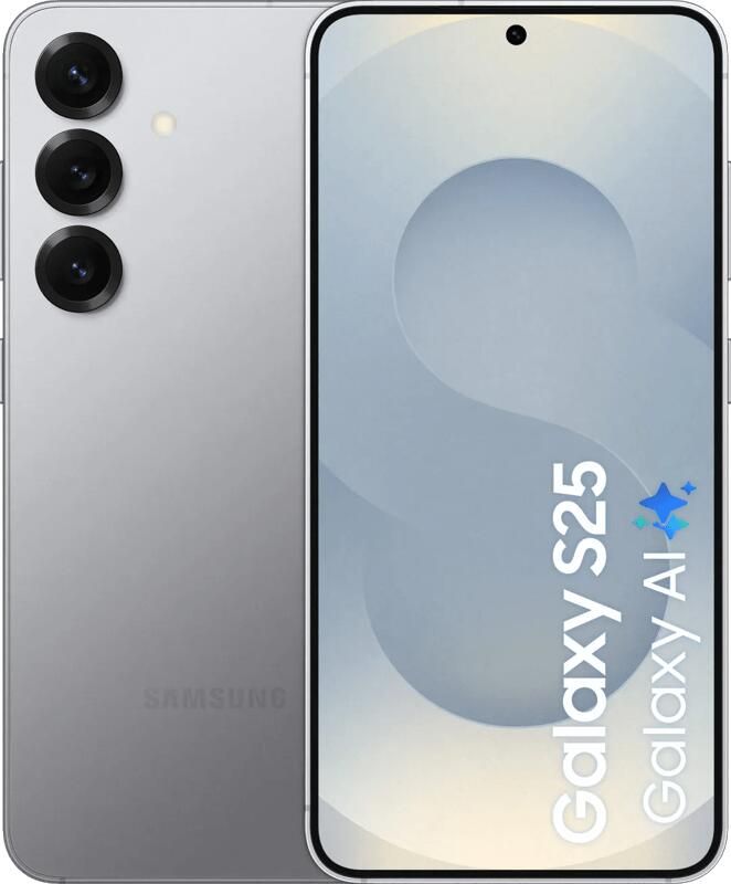 Samsung Galaxy S25 5G 128GB Zilver | Smartphones | 8806095851792