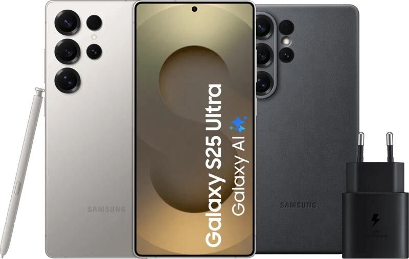 Samsung Galaxy S25 Ultra 256GB Grijs 5G + Accessoirepakket