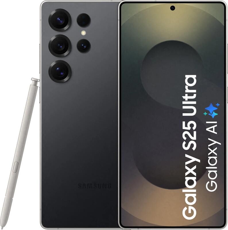 Samsung Galaxy S25 Ultra 5G 512GB Zwart | Smartphones | 8806095815718