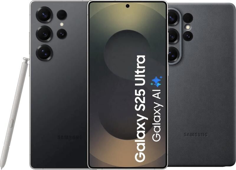 Samsung Galaxy S25 Ultra 256GB Zwart 5G + Kindsuit Back Cover Zwart