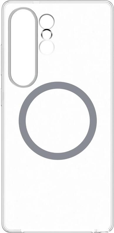 Samsung Galaxy S25 Ultra Back Cover met Magneet Transparant