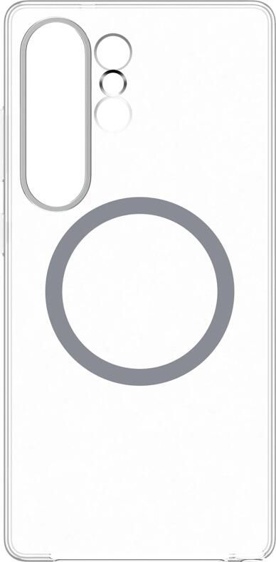 Samsung Galaxy S25 Ultra Back Cover met Magneet Transparant