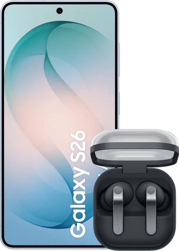 Samsung Galaxy S26 256GB Lichtblauw 5G + Galaxy Buds4 Pro Zwart
