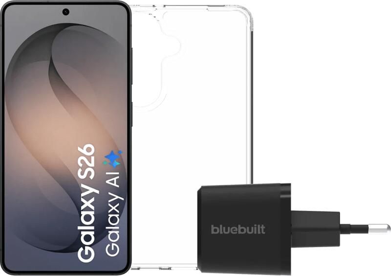 Samsung Galaxy S26 512GB Zwart 5G + Basis Accessoirepakket