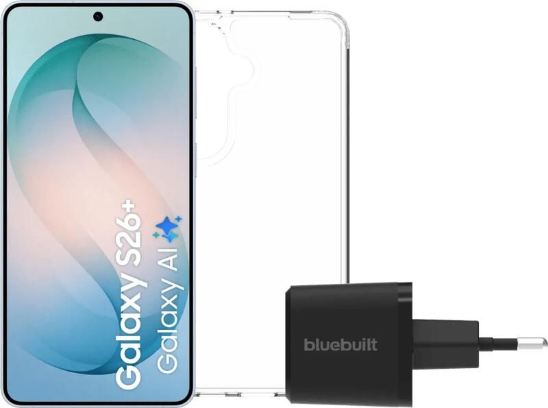 Samsung Galaxy S26 Plus 512GB Lichtblauw 5G + Basis Accessoirepakket
