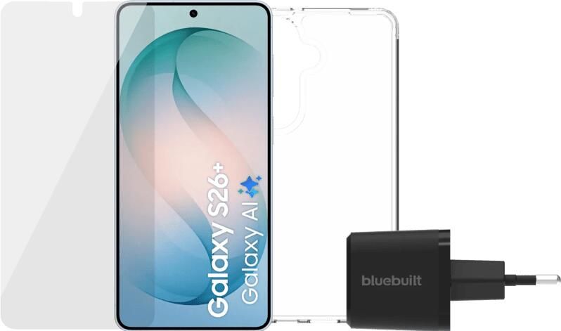 Samsung Galaxy S26 Plus 256GB Lichtblauw 5G + Compleet Accessoirepakket