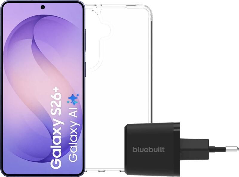 Samsung Galaxy S26 Plus 512GB Donkerblauw 5G + Basis Accessoirepakket