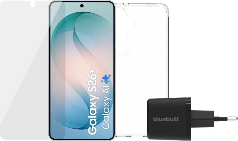Samsung Galaxy S26 Plus 512GB Lichtblauw 5G + Compleet Accessoirepakket