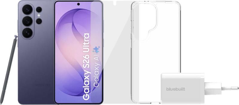 Samsung Galaxy S26 Ultra 512GB Donkerblauw 5G + Compleet Accessoirepakket