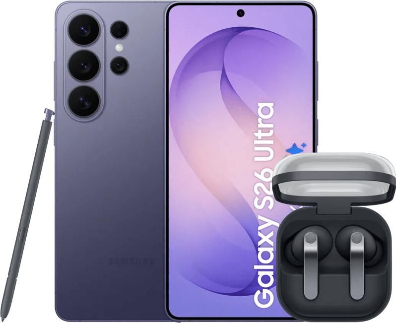Samsung Galaxy S26 Ultra 512GB Donkerblauw 5G + Galaxy Buds4 Pro Zwart