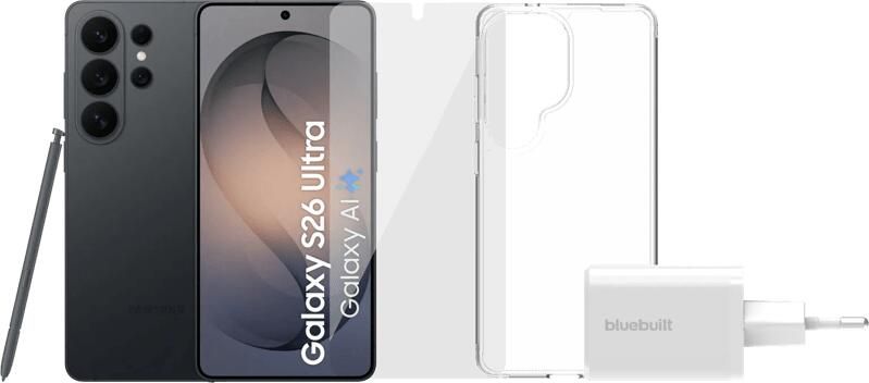 Samsung Galaxy S26 Ultra 512GB Zwart 5G + Compleet Accessoirepakket