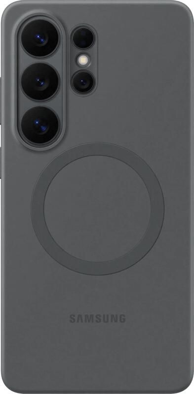 Samsung Galaxy S26 Ultra Siliconen Back Cover met Magneet Zwart