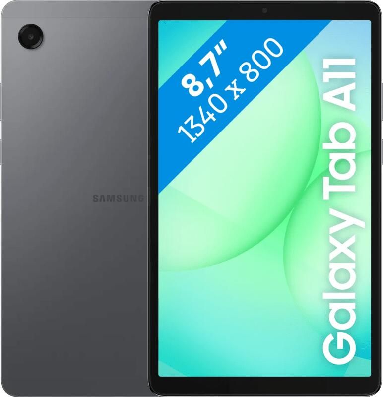 Samsung Galaxy Tab A11 8 7 inch 128GB Wifi + 4G Tablet Grijs