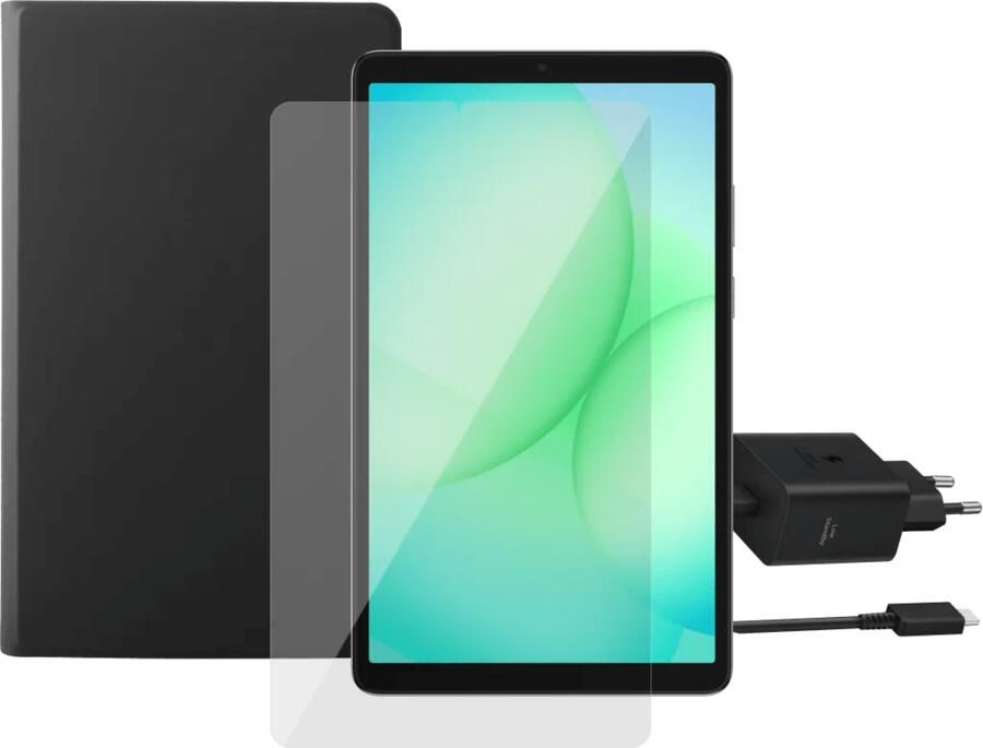 Samsung Galaxy Tab A11 8 7 inch 64GB Wifi Grijs + Compleet Accessoirepakket