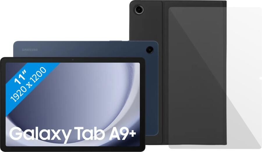 Samsung Galaxy Tab A9 Plus 11 inch 8GB 256GB Wifi Blauw + Beschermpakket