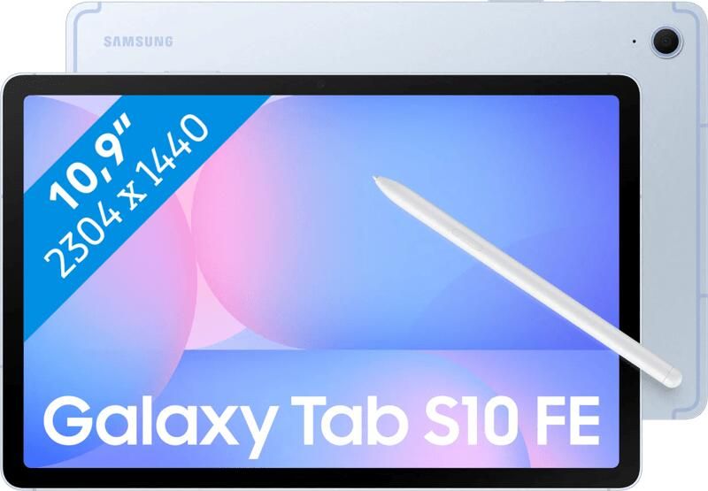 Samsung Galaxy Tab S10 FE 10 9 inch 256GB Wifi Tablet Blauw