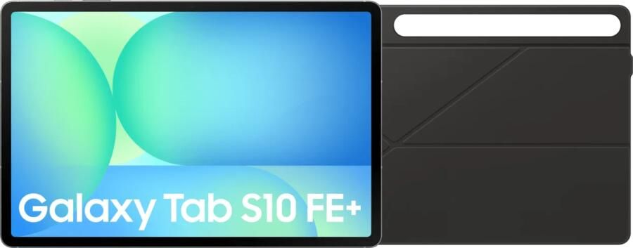 Samsung Galaxy Tab S10 FE Plus 13 1 inch 256GB Wifi en 5G Grijs + Book Case Zwart