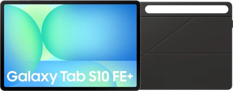 Samsung Galaxy Tab S10 FE Plus 13 1 inch 128GB Wifi Grijs + Book Case Zwart