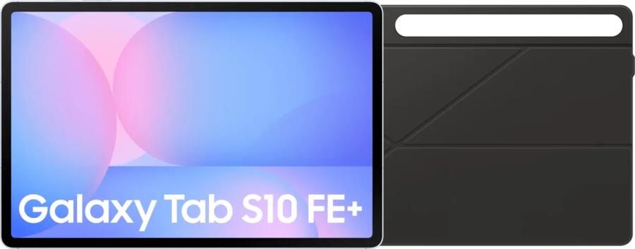 Samsung Galaxy Tab S10 FE Plus 13 1 inch 256GB Wifi Lichtblauw + Book Case Zwart