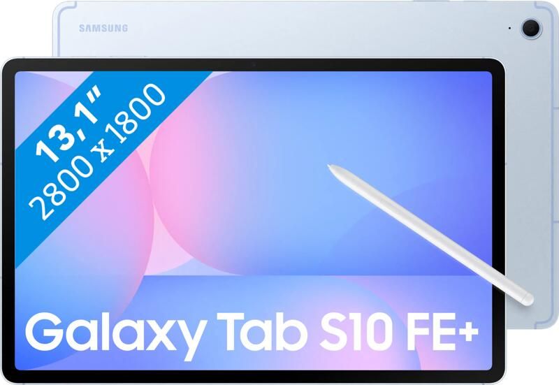 Samsung Galaxy Tab S10FE+ WiFi 128GB Blauw | Smartphones tablets en meer | 8806097196570