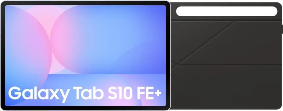 Samsung Galaxy Tab S10 FE Plus 13 1 inch 256GB Wifi Lichtblauw + Book Case Zwart