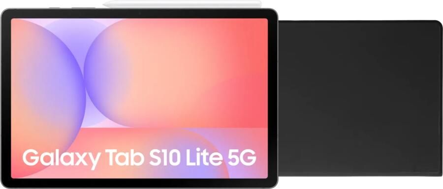 Samsung Galaxy Tab S10 Lite 10 9 inch 128GB Wifi en 5G Grijs + Book Case Zwart