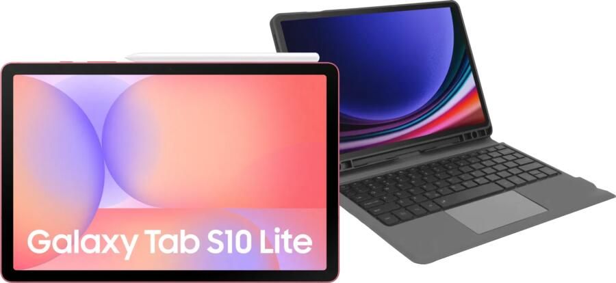 Samsung Galaxy Tab S10 Lite 10 9 inch 256GB Wifi Rood + Toetsenbord Hoes QWERTY