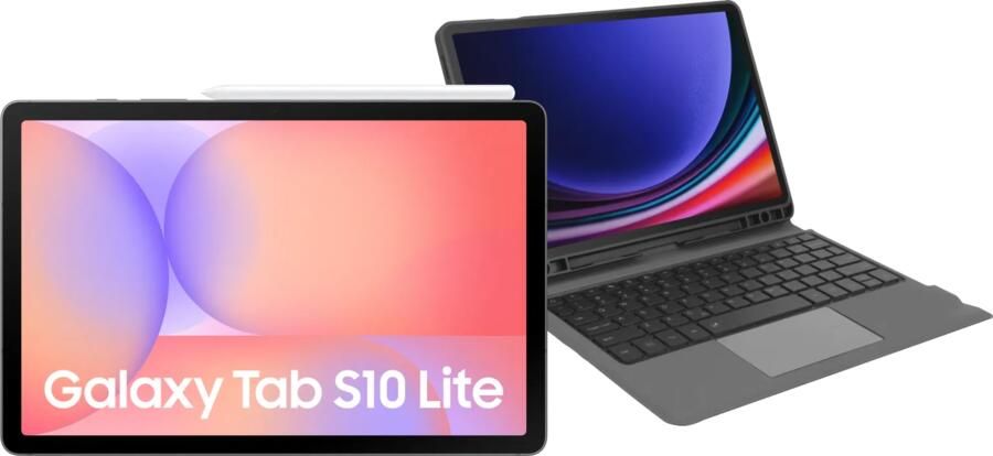 Samsung Galaxy Tab S10 Lite 10 9 inch 128GB Wifi Zilver + Toetsenbord Hoes QWERTY