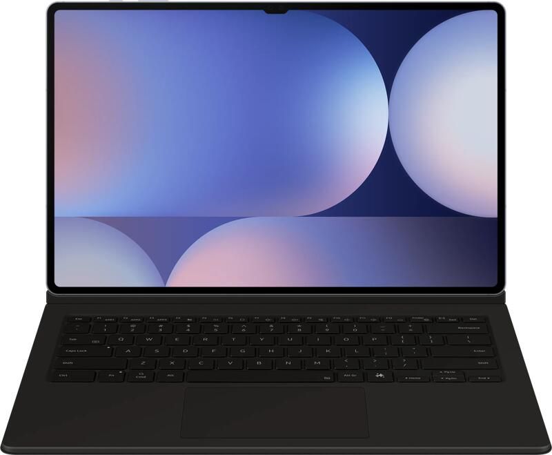 Samsung Book Cover Keyboard voor Galaxy Tab S10 Ultra | S9 Ultra Tablethoesje Zwart
