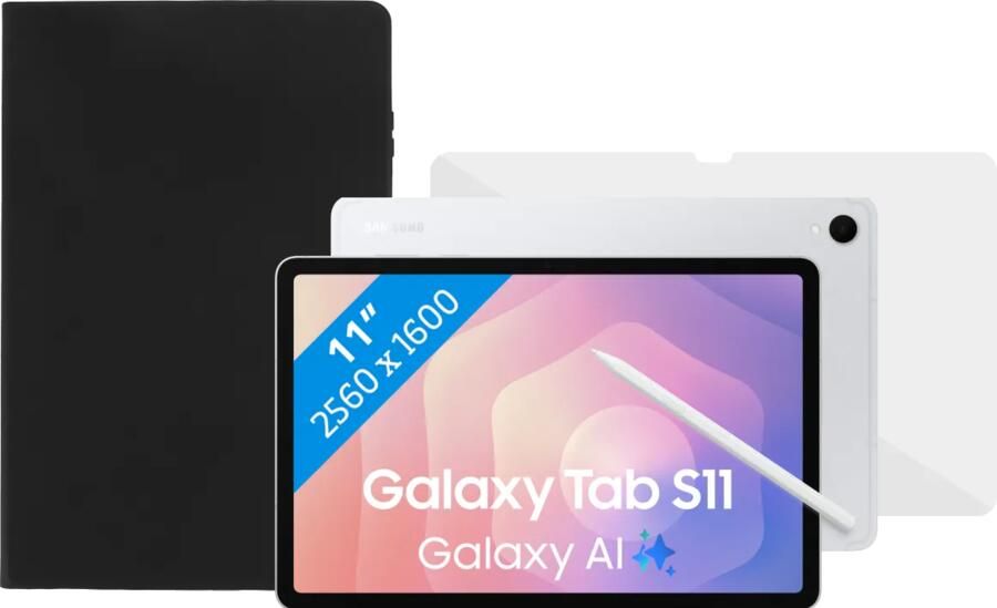 Samsung Galaxy Tab S11 11 inch 128GB Wifi Zilver + Beschermpakket