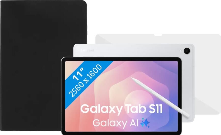 Samsung Galaxy Tab S11 11 inch 128GB Wifi Zilver + Beschermpakket