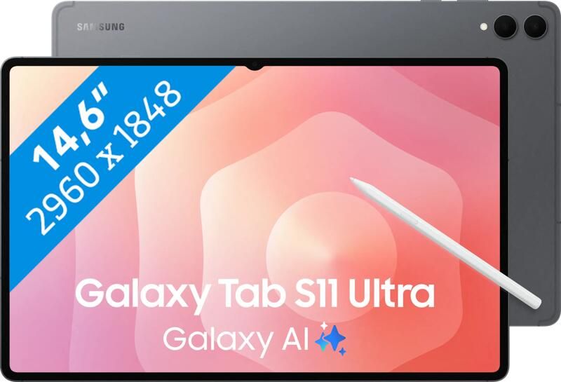 Samsung Galaxy Tab S11 Ultra 14 6 inch 512GB Wifi Grijs