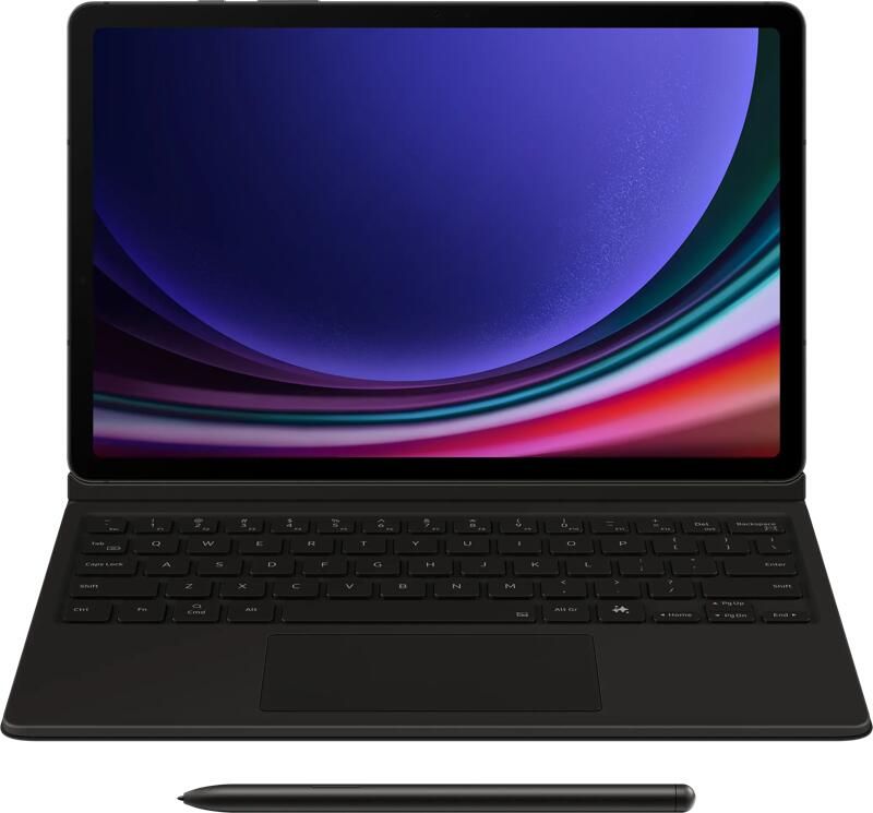 Samsung Galaxy Tab S9 S9 FE S10 Lite Toetsenbord Hoes QWERTY Zwart