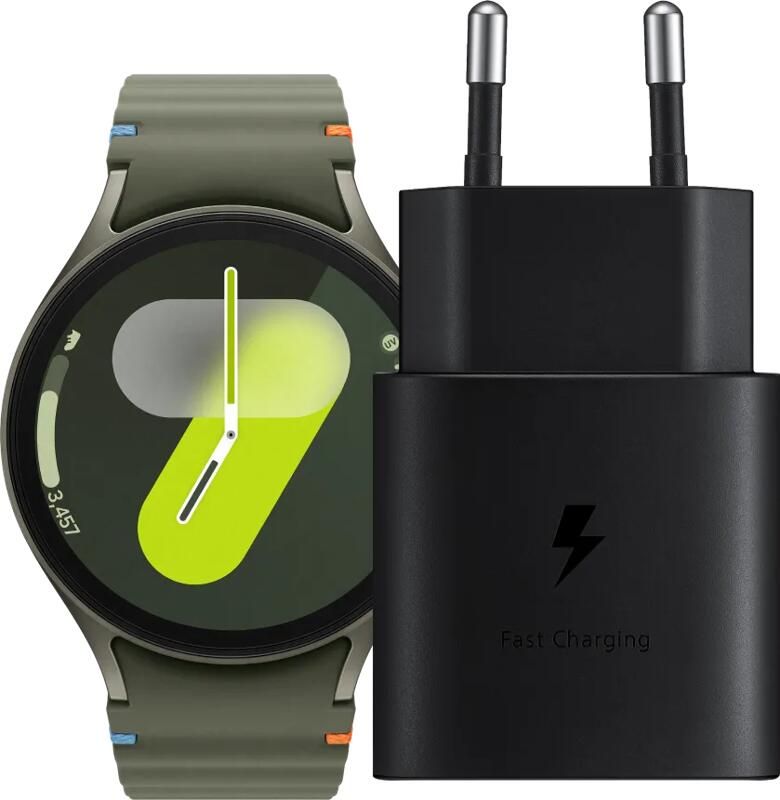 Samsung Galaxy Watch 7 4G Groen 44mm + Oplader 25W