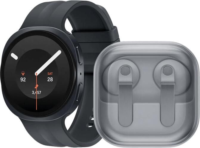 Samsung Galaxy Watch 9 5G Zwart 44mm + Galaxy Buds4 Wit