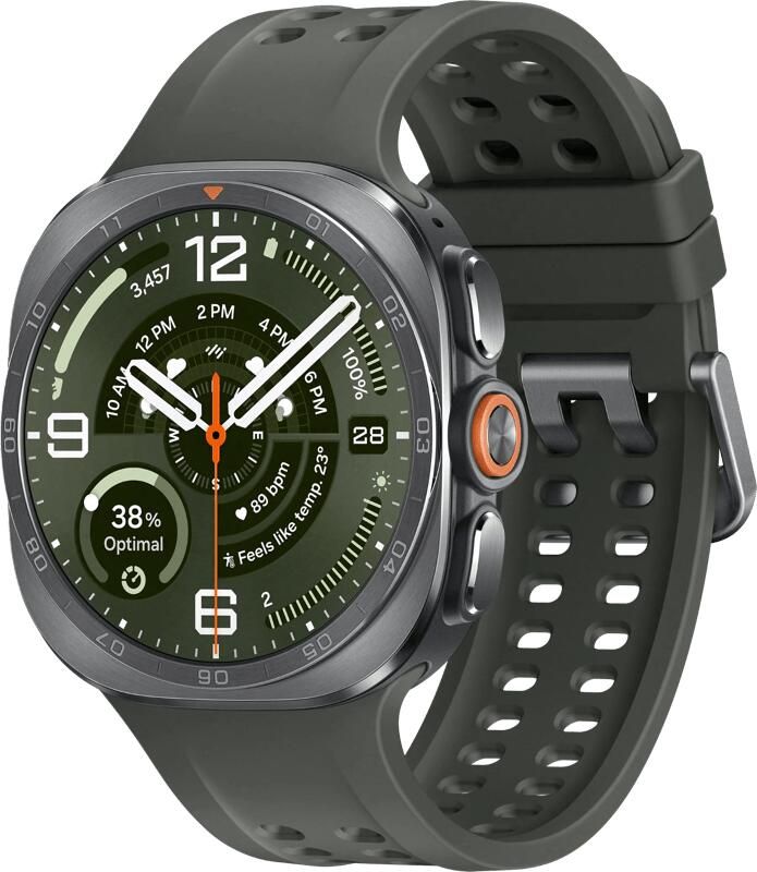 Samsung Galaxy Watch Ultra 2 5G Titanium Zilver Groen 47mm