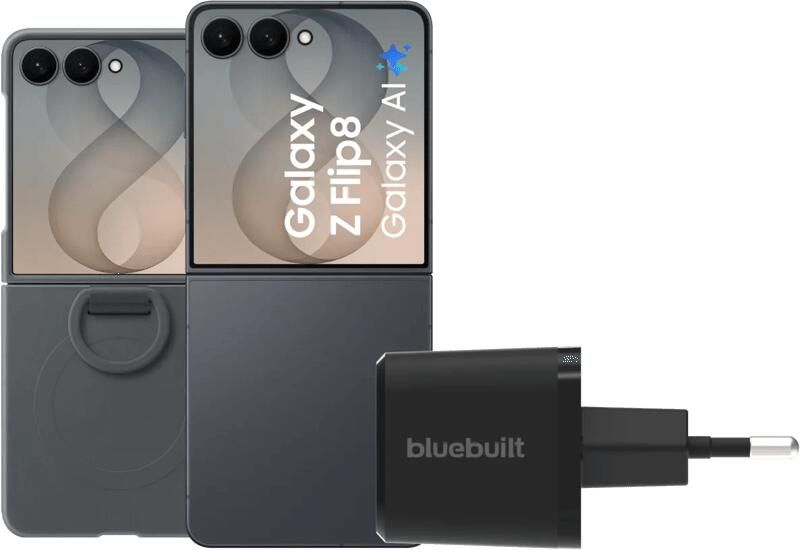 Samsung Galaxy Z Flip 8 256GB Zwart 5G + Accessoirepakket